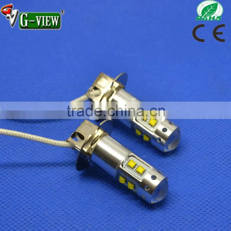 12v auto led bulb H3 50w high lumen car fog daytime running lamps