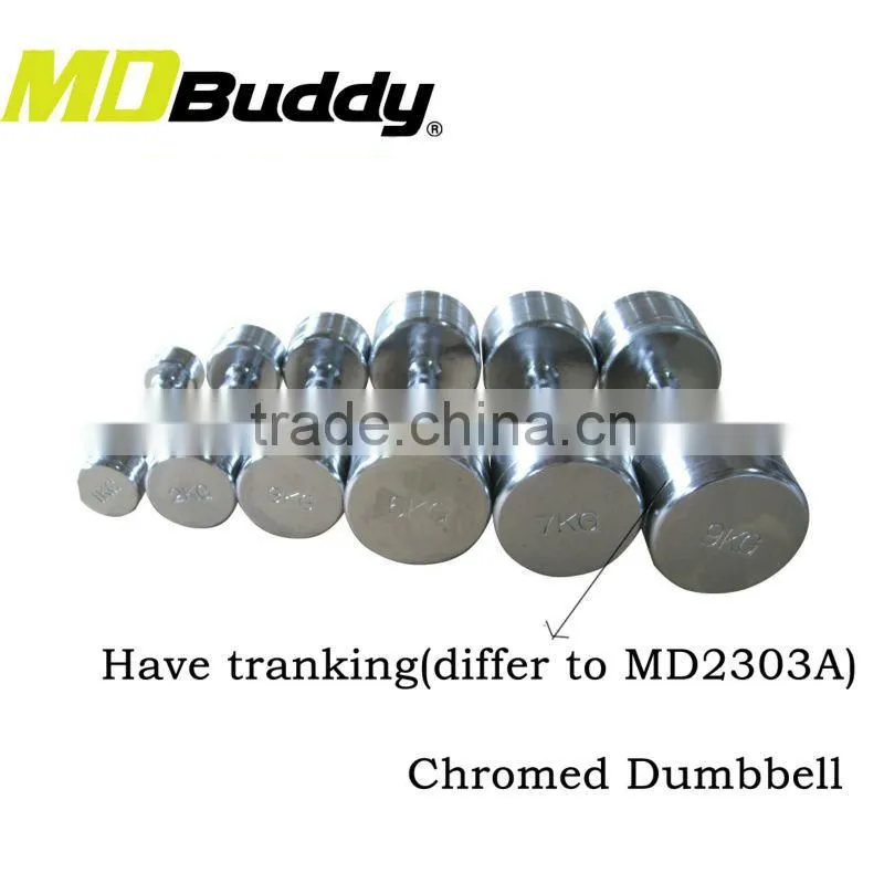 Practical stable chromed dumbbell