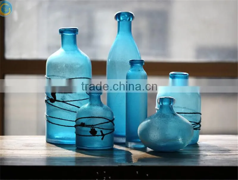 long glass vases modern style