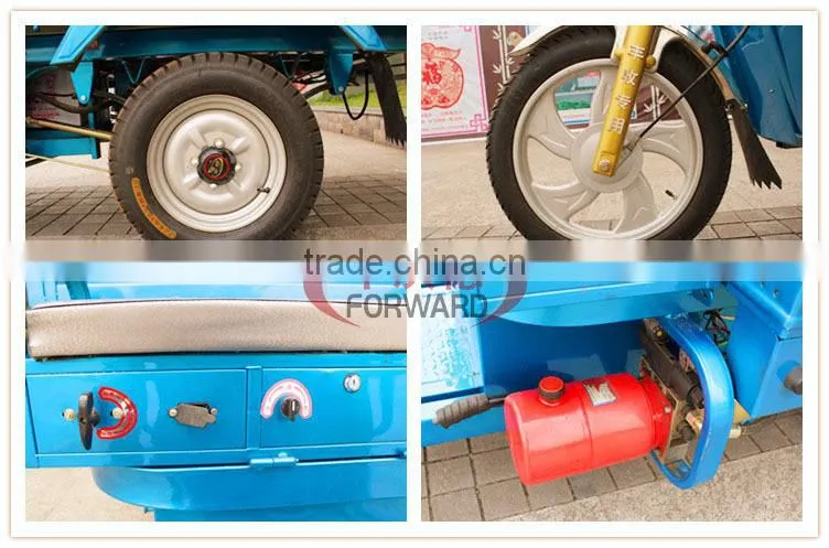 Hot sal 2 piece of 60V/1120W motors electric garbage truck for city