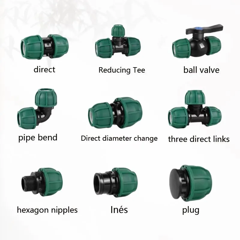 PP compression fittings: an indispensable core connecting component of water-saving irrigation syste