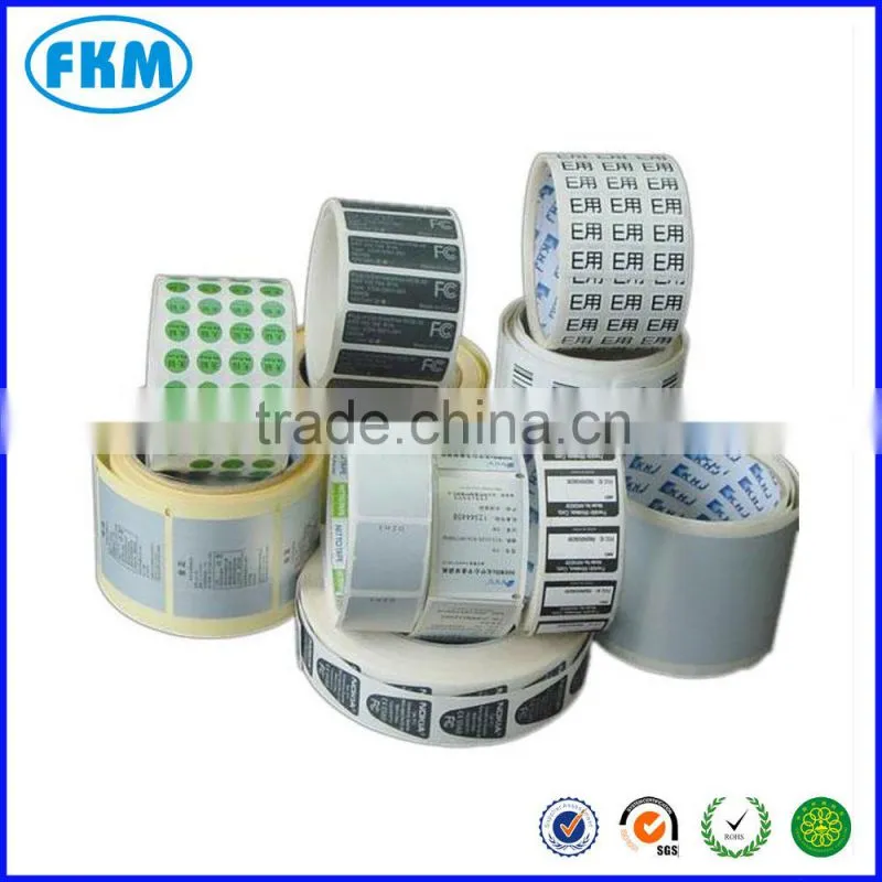 printed labels and stickers
