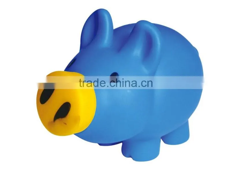 2015 dot new piggy coin bank/pvc toys/ vinyl toy