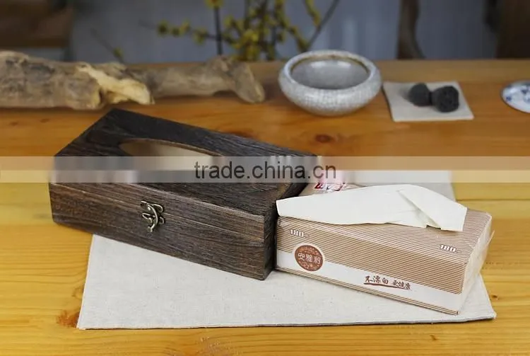 Searun facial tissue box,wooden tissue box,wood holder for tissue