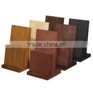 Hot Sale Restaurant Wooden Menu Holder Power Bank Wholesale Table Stand Drink Menu Card Holder
