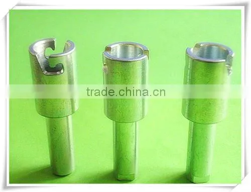 Supply the high -precision znic plated Iron turning shaft used for stirring mane