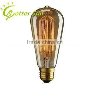 Glass Shade Vintage Edison Light Bulb Wall Lamp