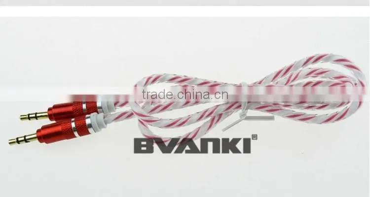 new products 2016 Wholesale monitor audio speaker cable aux audio cable extension audio video cable free samples