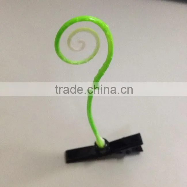 Hot sale growing grass hair doll green plant flower hair pin jewelry