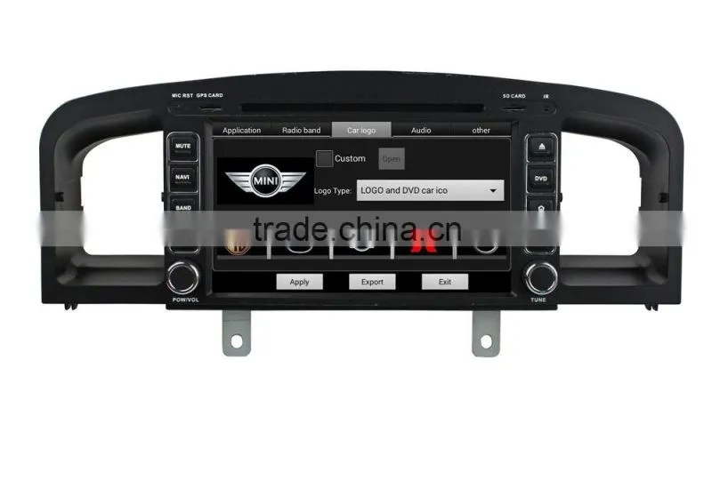 factory customize quad core Android 4.4 touch screen navigation car dvd mp3 player for 620