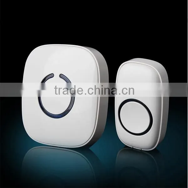 cobblestone dull polish wireless doorbell surface touch 52 tones 300m range commercial door bell