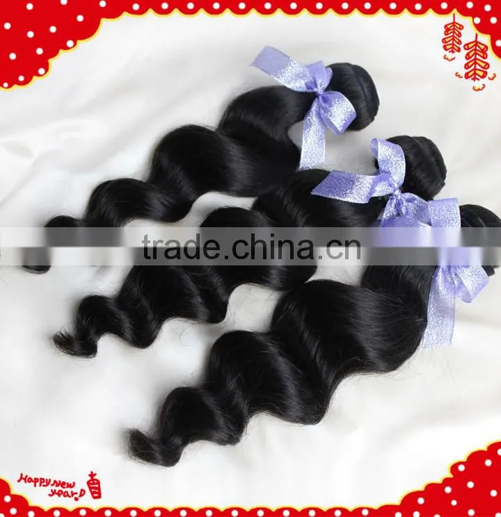 Human hair 100% loose wave 8-30inches beauty queen hair extensions
