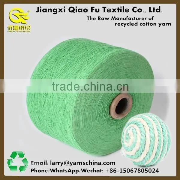 OE Colorful Recycled Cotton Polyester Yarn for Mop Yarn/Pet Toys