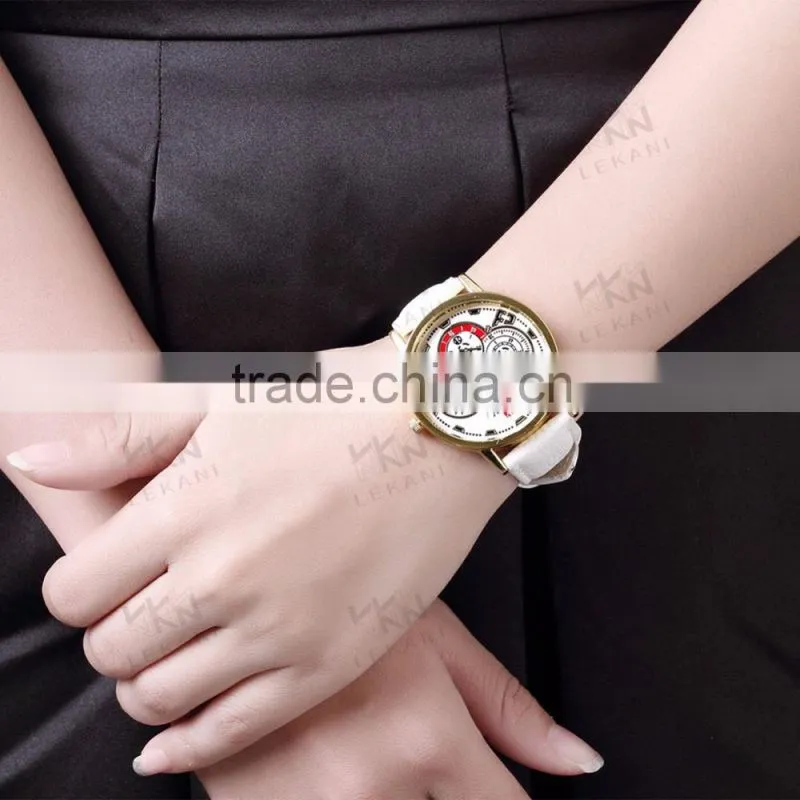 Popular cheap watch, white ladies fashion watches latest