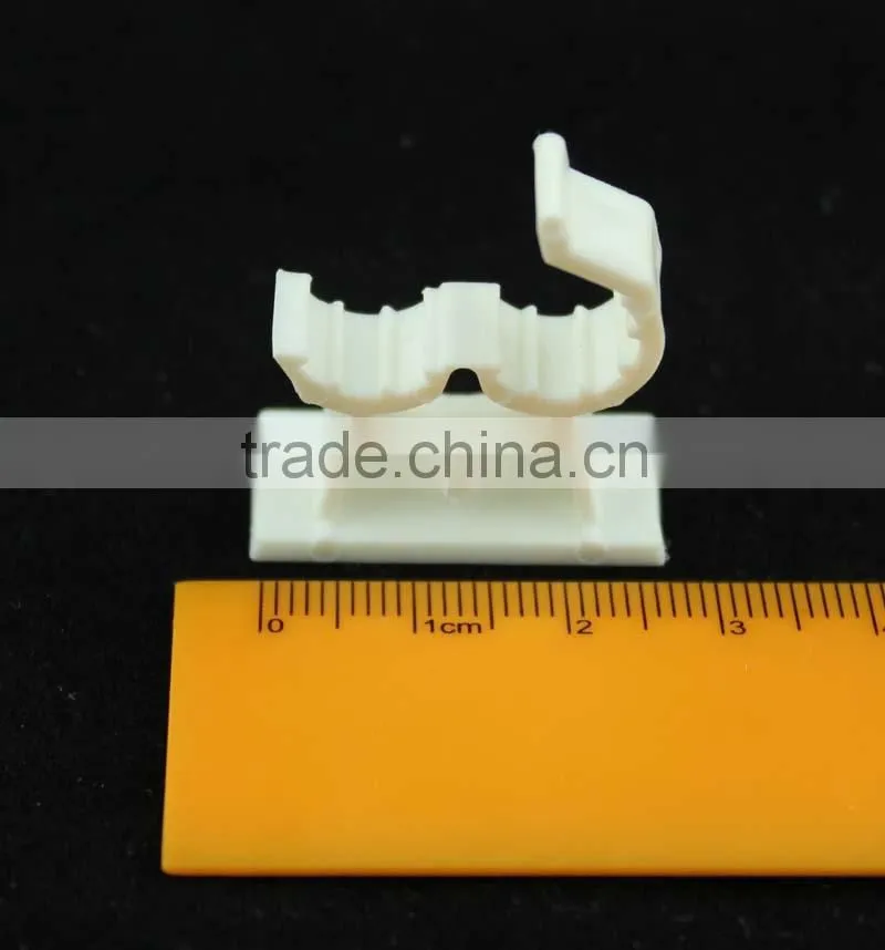 plastic self adhesive wire clip