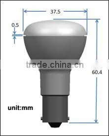2.1W SMD 2835 24V DC plastic auto bulb 1383