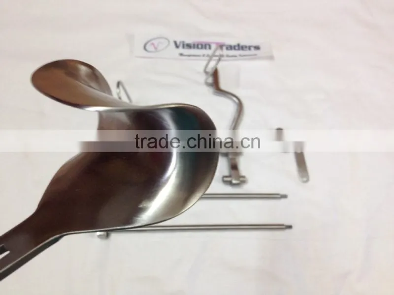 Balfour Abdominal Retractor Set Stainless Steel CE ,ISO Standard , 18cm Spread with Center Blade all sizes of blades available