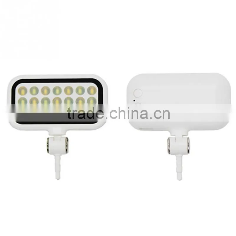 Video Light Ultra-thin Mini LED Flash Light with 21 LED LEDs Lamp Beads Integrated Fill Lights for Selfie Mobile Phone