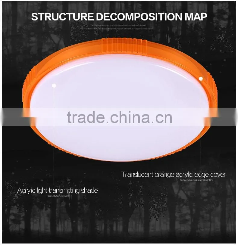 2016 hot sales led ceiling light fittings small round 5 years gurantee 24 to 48W