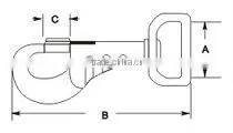 D TYPE ZINC DIE CAST HOOK, BOLT SNAP HOOK