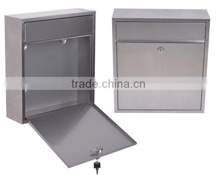 Apartment Wall Hanging Stainless Steel Wall Mounted Letter Box