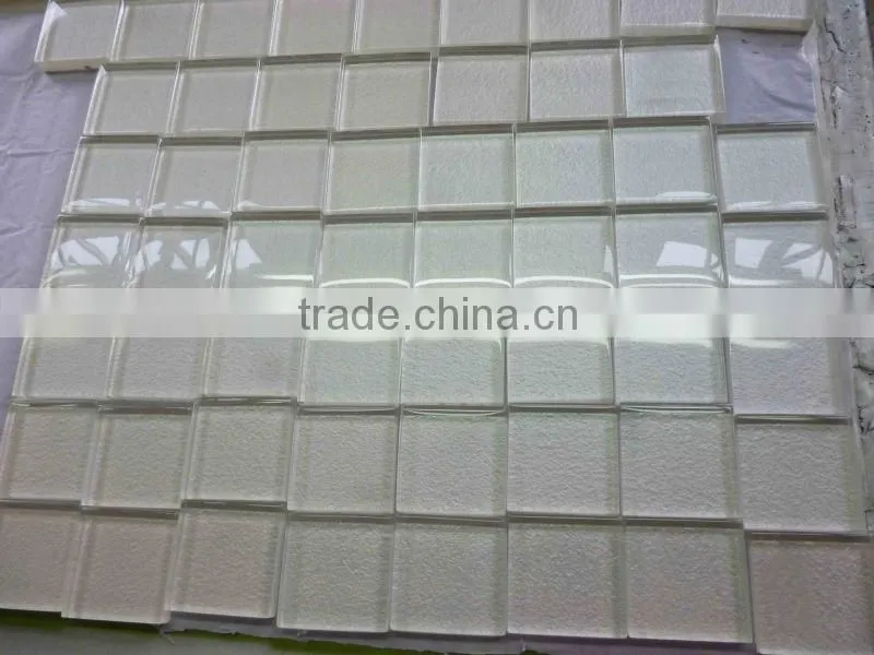 crystal glass wall tile large size 6"x24"