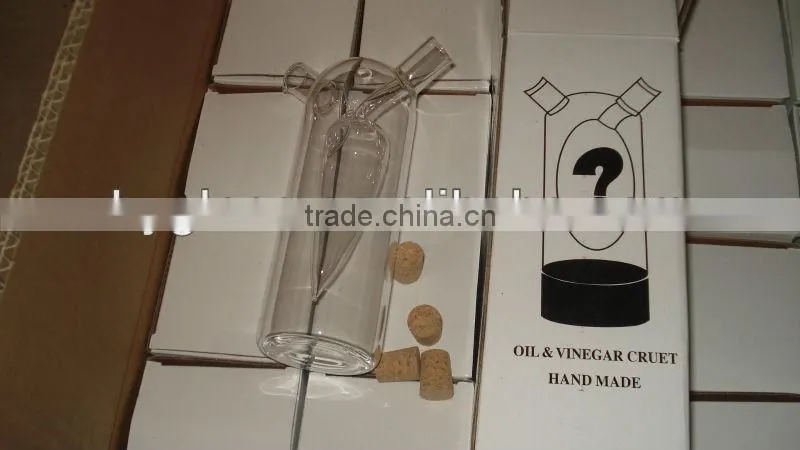 glass oil and vinegar cruet