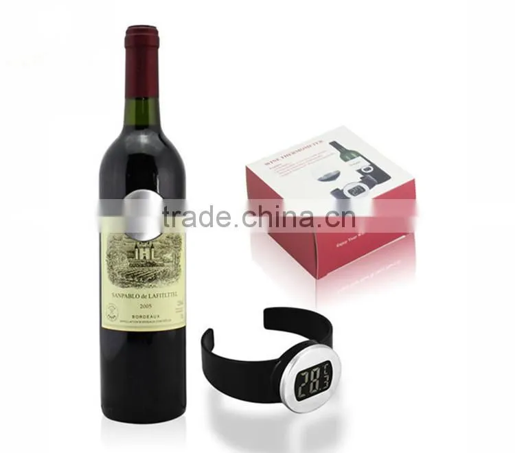 Promotional High Quality Digital Bottle LCD Wine Thermometer