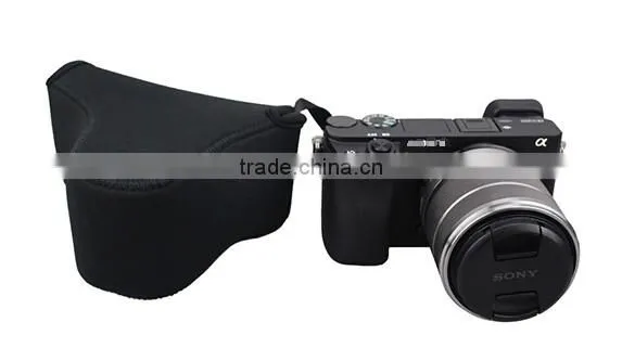 Neoprene Soft Camera Case JJC OC-S2BK Mirrorless Camera Case For Sony Black Camera Case For Canon