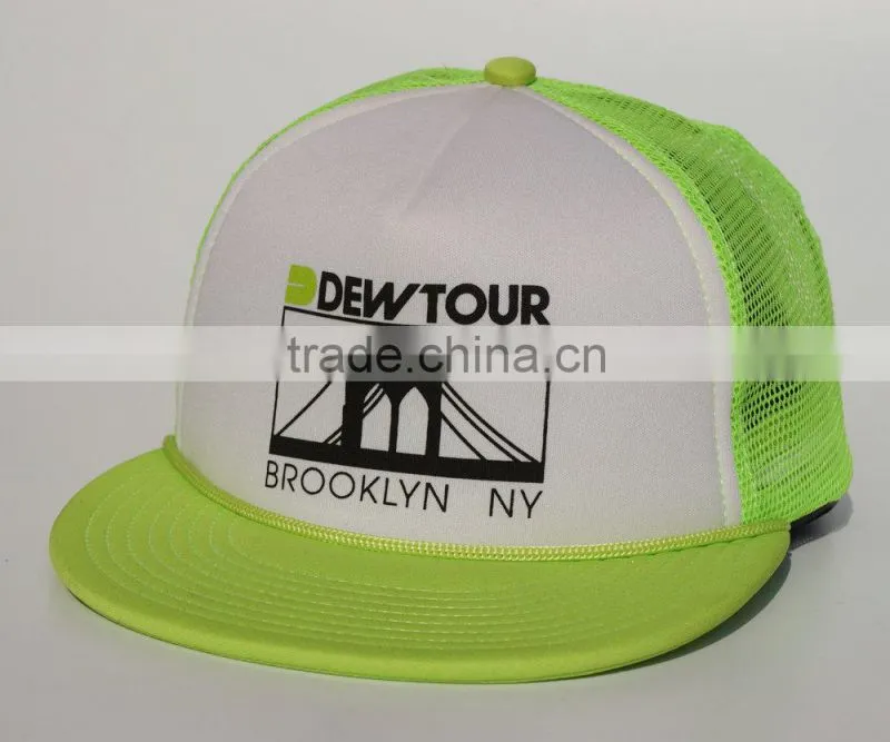 Custom-made 5 panel mesh cap