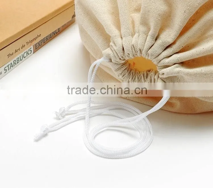 Factory direct! 2016 new customized cotton duster bag drawstring bag