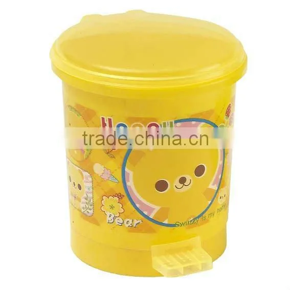 fashion,mini, kid plastic trash can