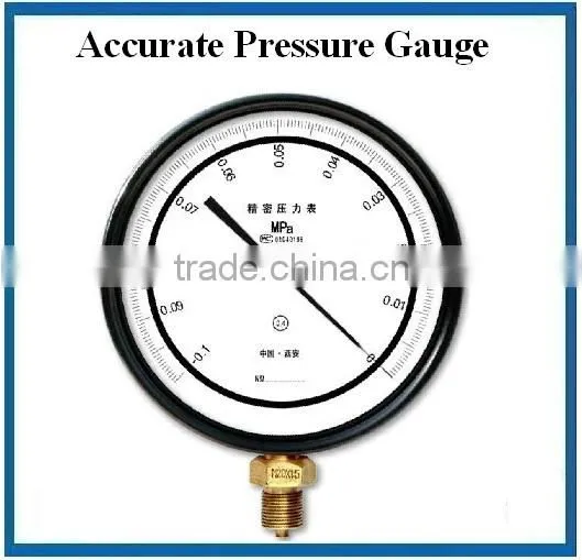 stainless steel bourdon tube Negative Pressure Gauge manufacturer