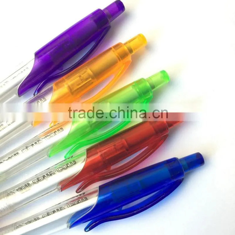 2015 cheap plastic material ballpen with low price