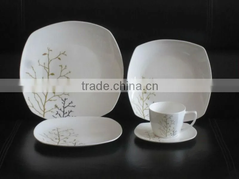 20pcs decal bone China dinner set