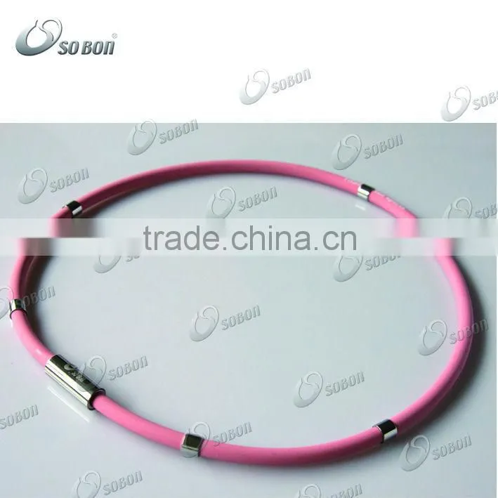 2014 best seller custom made titanium sports necklace custom sports energy necklace