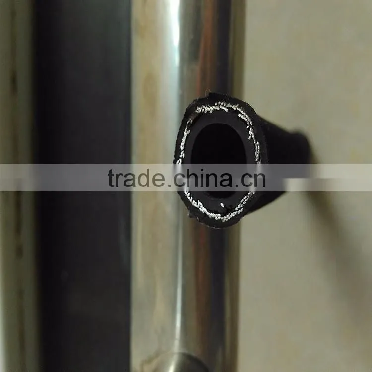 high pressure steel wire braided rubber hose/rubber hose price