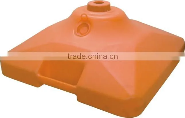Different color umbrella base water filled