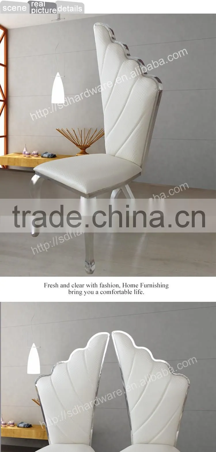 stainless steel chair furniture leather chair stainless steel tube chair