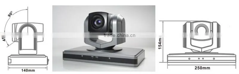 18x optical zoom 550TVL/650TVL Auto Tracking Video Conference Camera USB