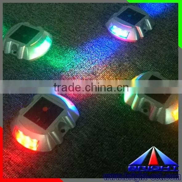 IP68 High Quality Aluminum solar road stud, solar road lighting, LED Solar Cat Eye Road Studs