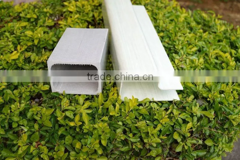 Factory price pultruded fiberglass product, fiberglass profiles