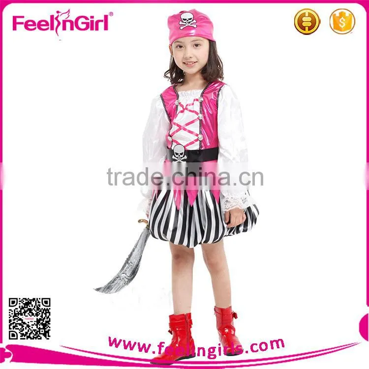Halloween Pirate Costumes Party Dress Little Girl Costume