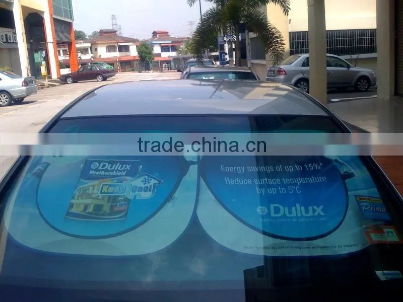 printed front car sunshade