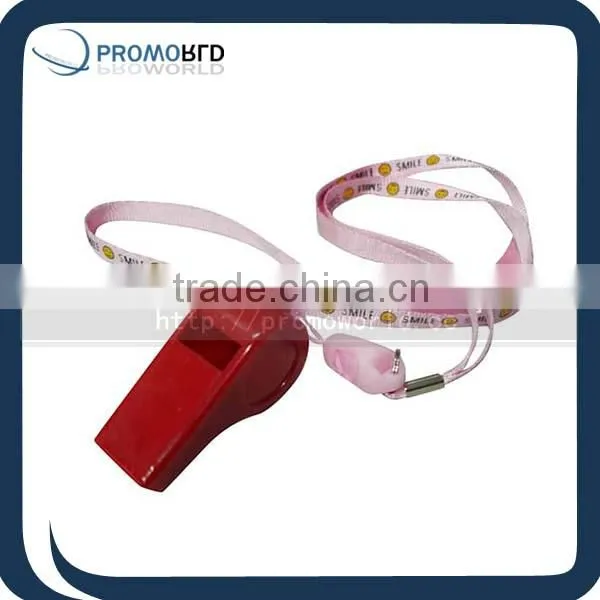 Football falt whistle Falt whistle with ring Cheap whistle flat