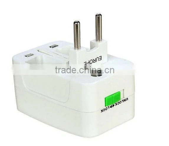 36185# All-in-One Travel Power Plug Adapter for US, UK, EU, AU