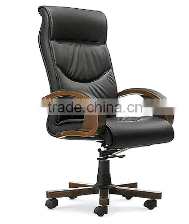 Wooden armrest leather office chairs adjustable armrest GZH-SJ1008AH