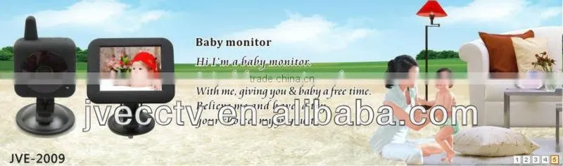 2.4GHz 3.5 inch difital wireless baby monitor