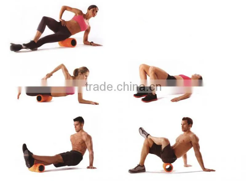 2016 Hot Selling Textured EVA Foam Roller Stretch Deep Massage roller