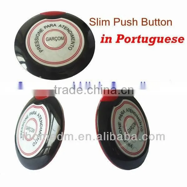 CE certification china supplier wireless table service bell